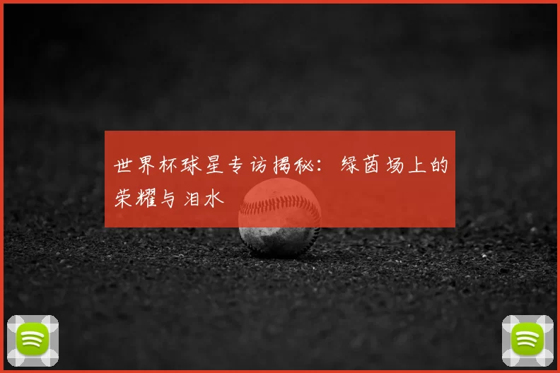 世界杯球星专访揭秘:绿茵场上的荣耀与泪水