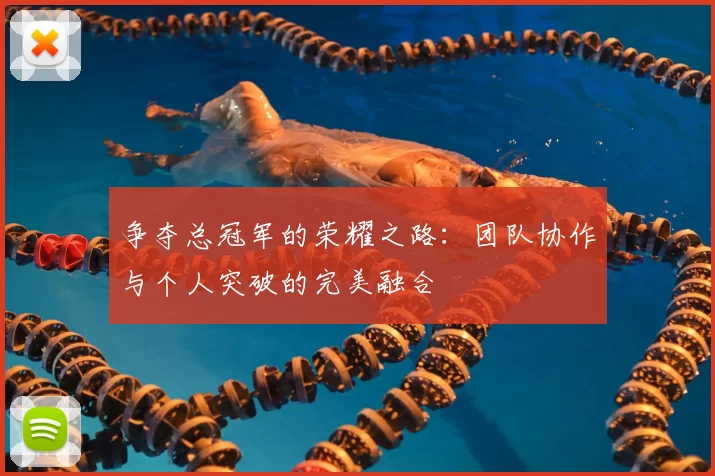 争夺总冠军的荣耀之路：团队协作与个人突破的完美融合