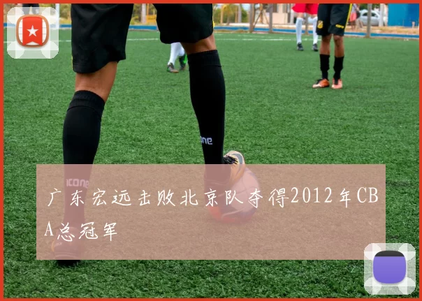 广东宏远击败北京队夺得2012年CBA总冠军
