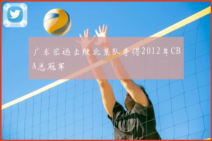广东宏远击败北京队夺得2012年CBA总冠军